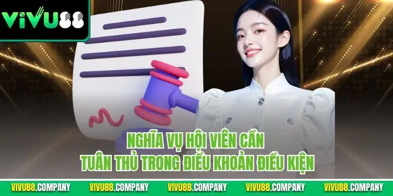 Nghĩa vụ hội viên cần tuân thủ trong điều khoản điều kiện