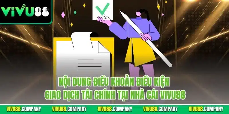 Nội dung điều khoản điều kiện giao dịch tài chính tại nhà cái Vivu88